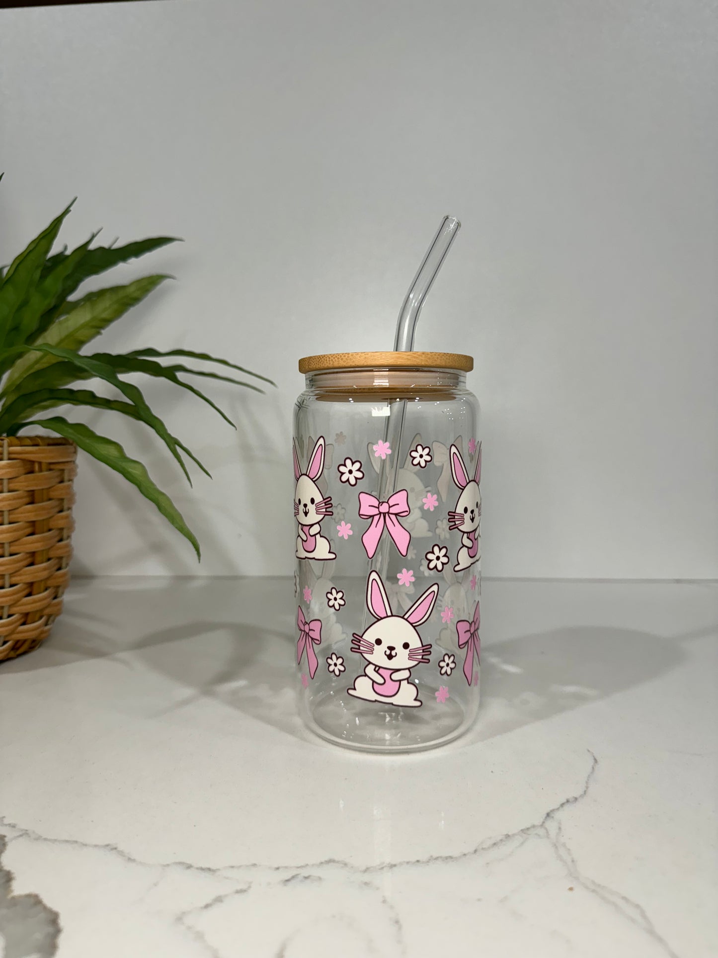 Bunnies #1 Glass Tumbler