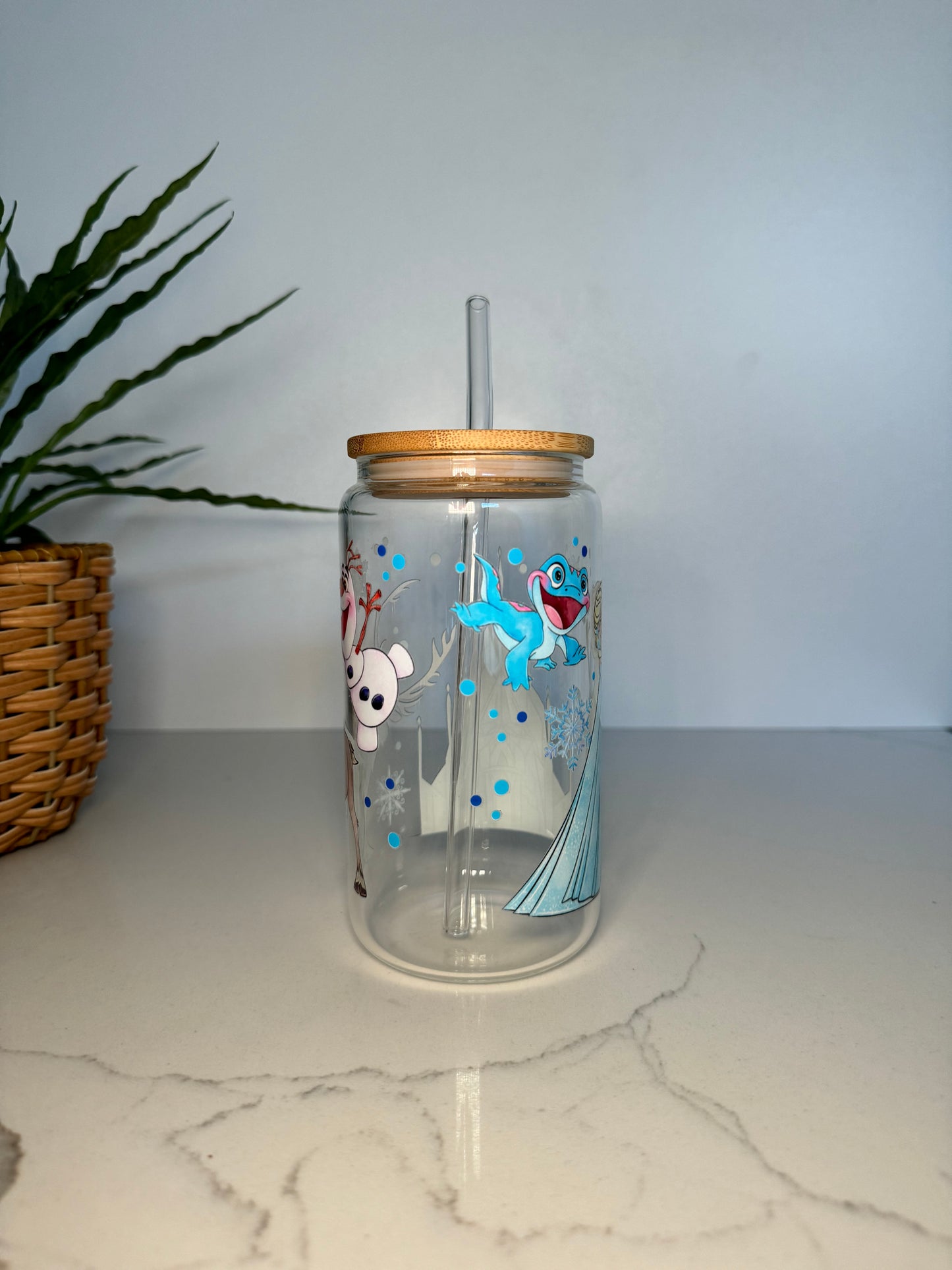 Frozen Glass Tumbler