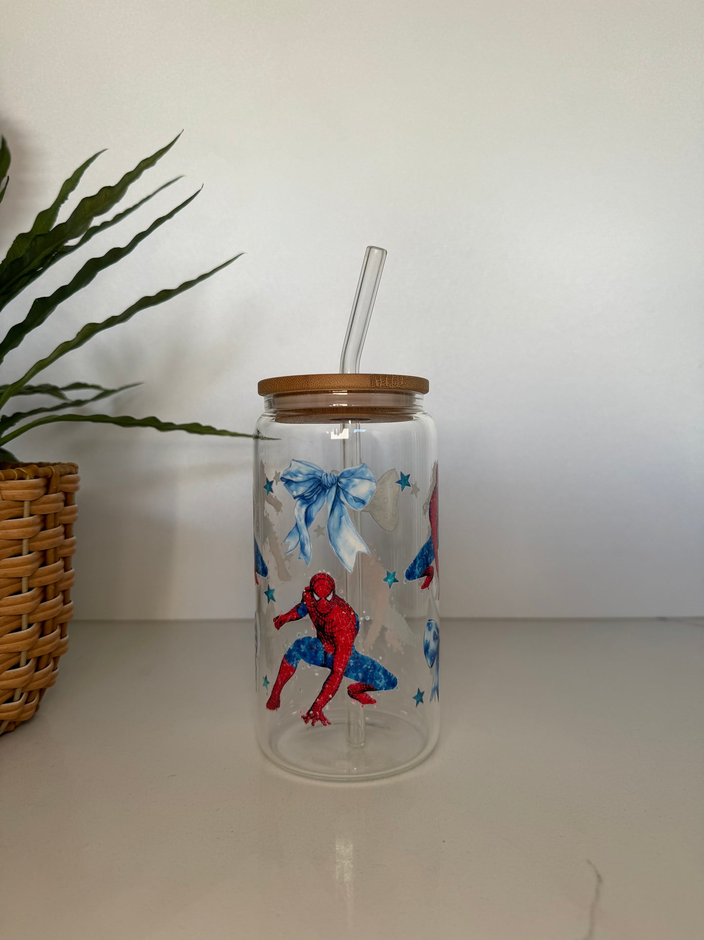 Spiderman #1 Glass Tumbler