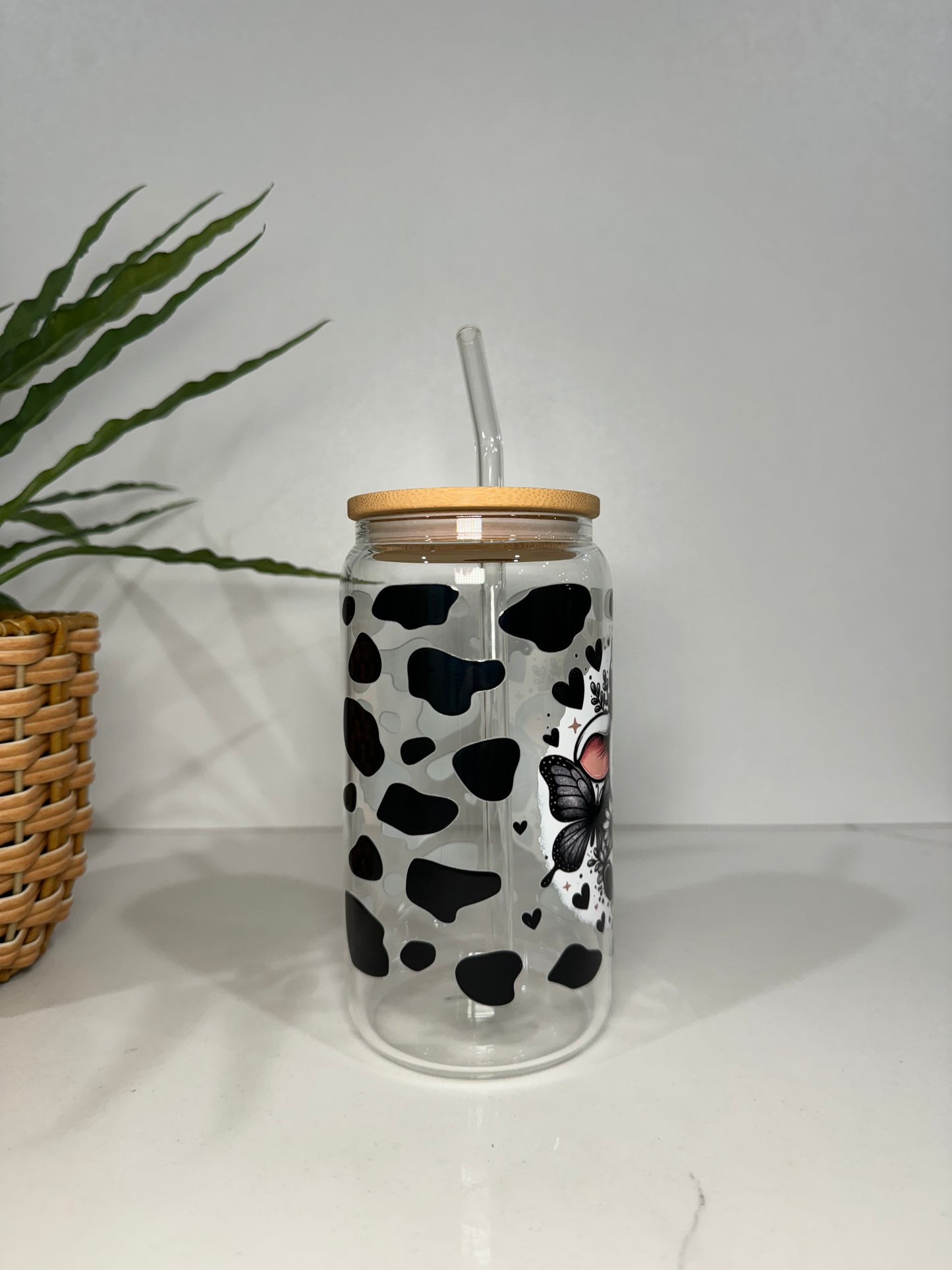 Cow #1 Glass Tumbler