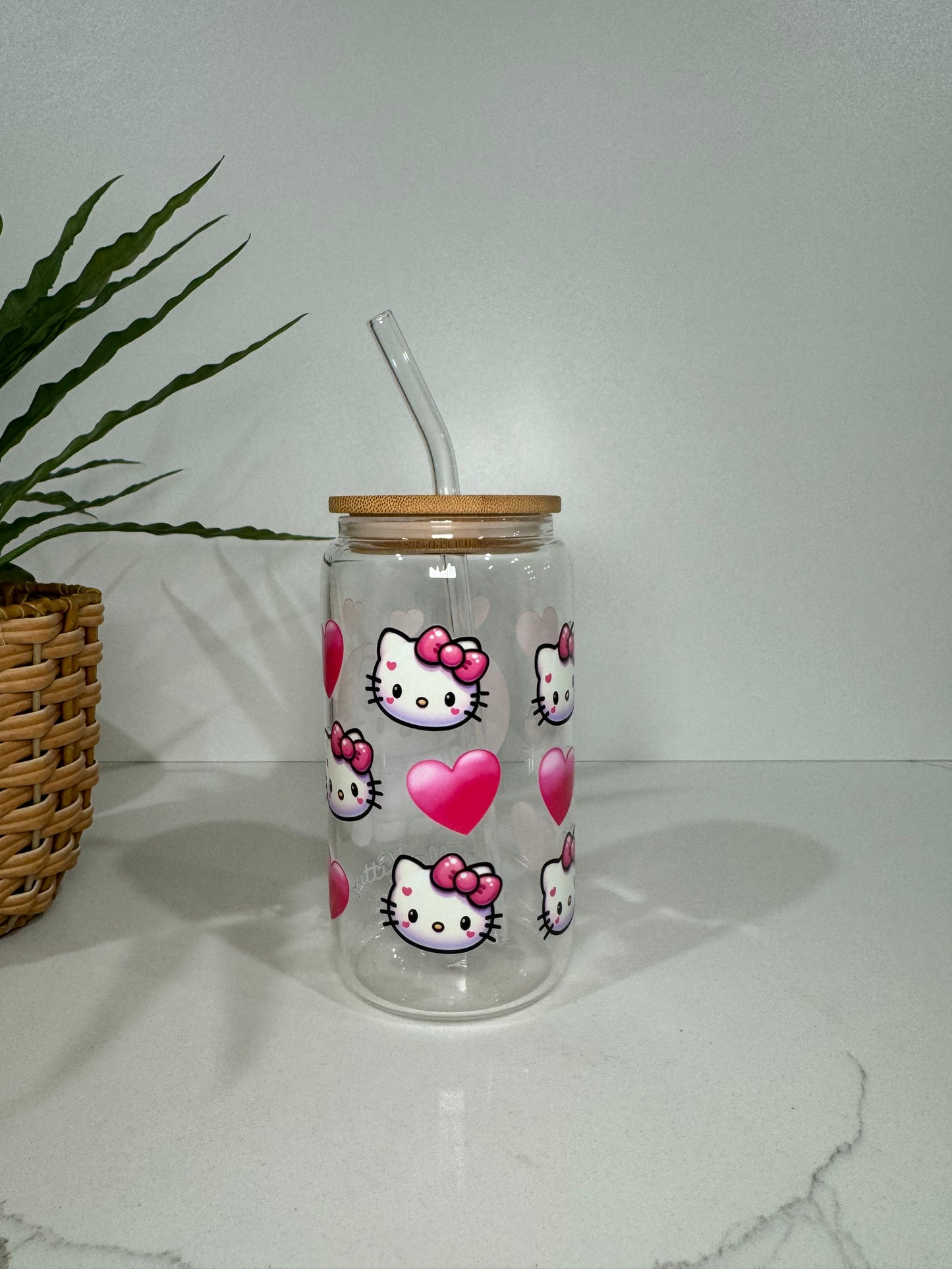 Hello Kitty #1 Glass Tumbler