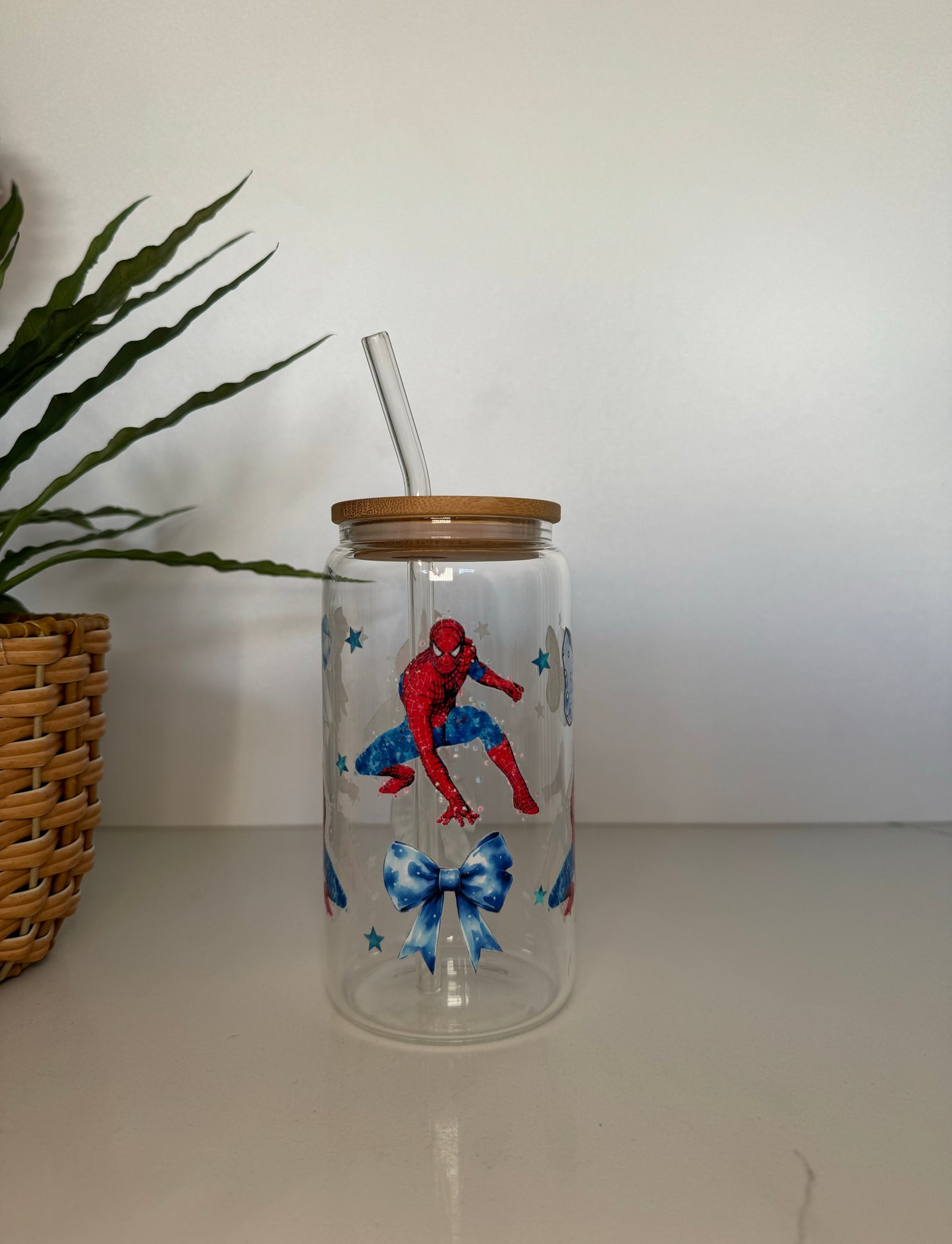 Spiderman #1 Glass Tumbler