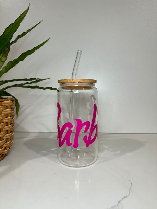 Barbie Glass Tumbler