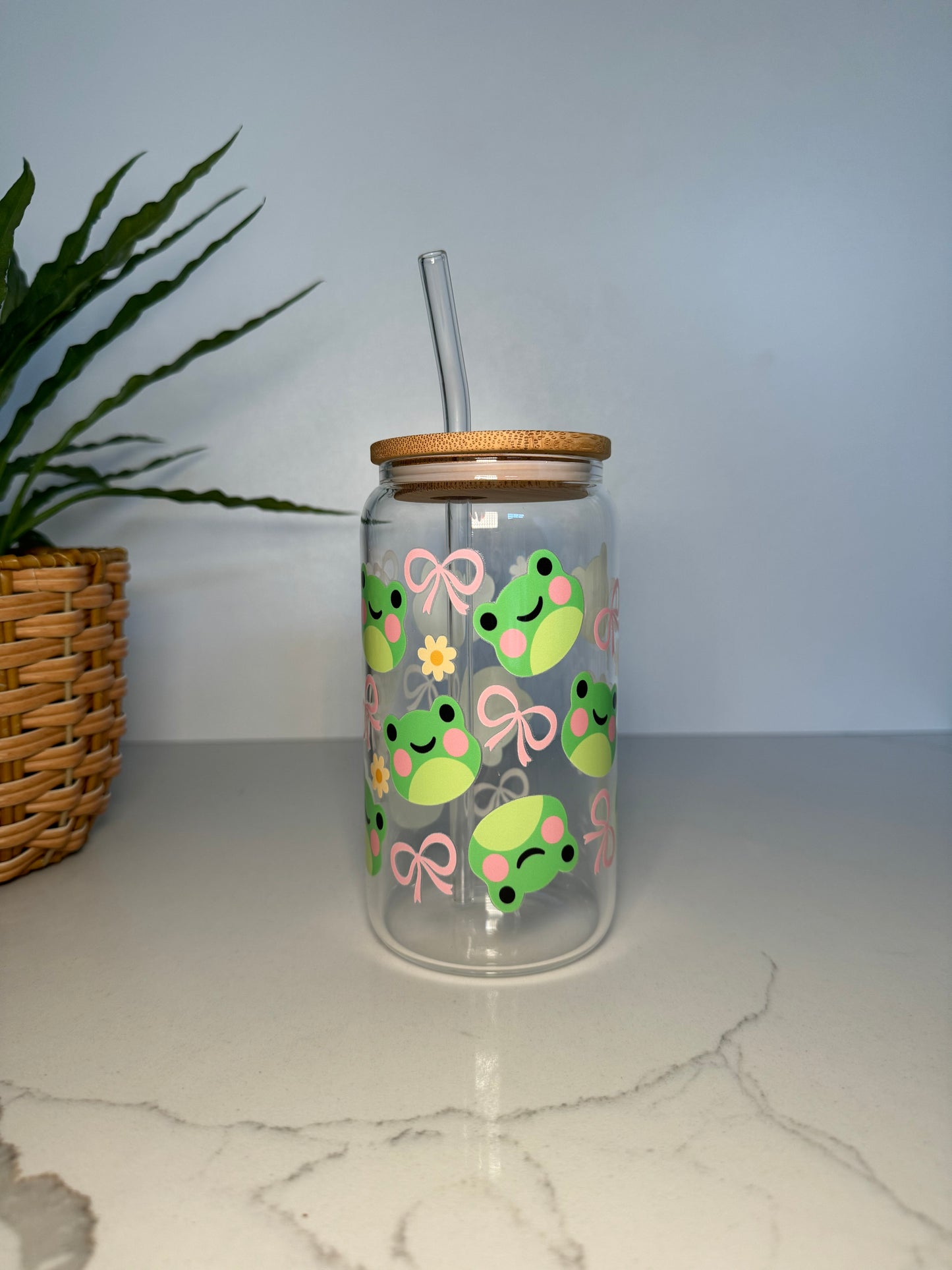 Frog #2 Glass Tumbler