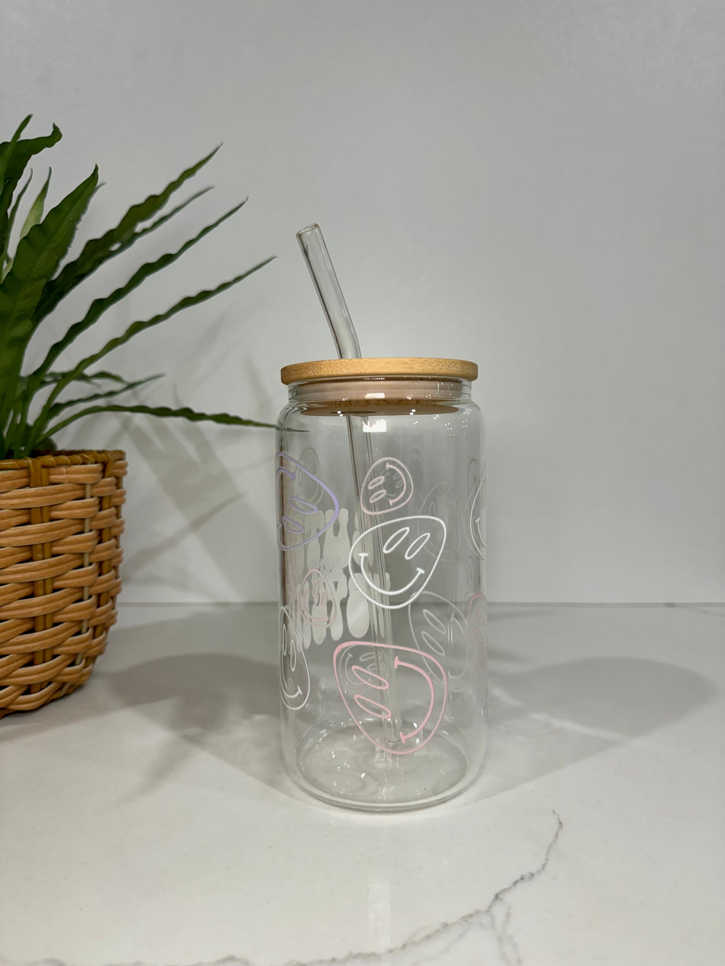 “Cute but Psycho” Glass Tumbler