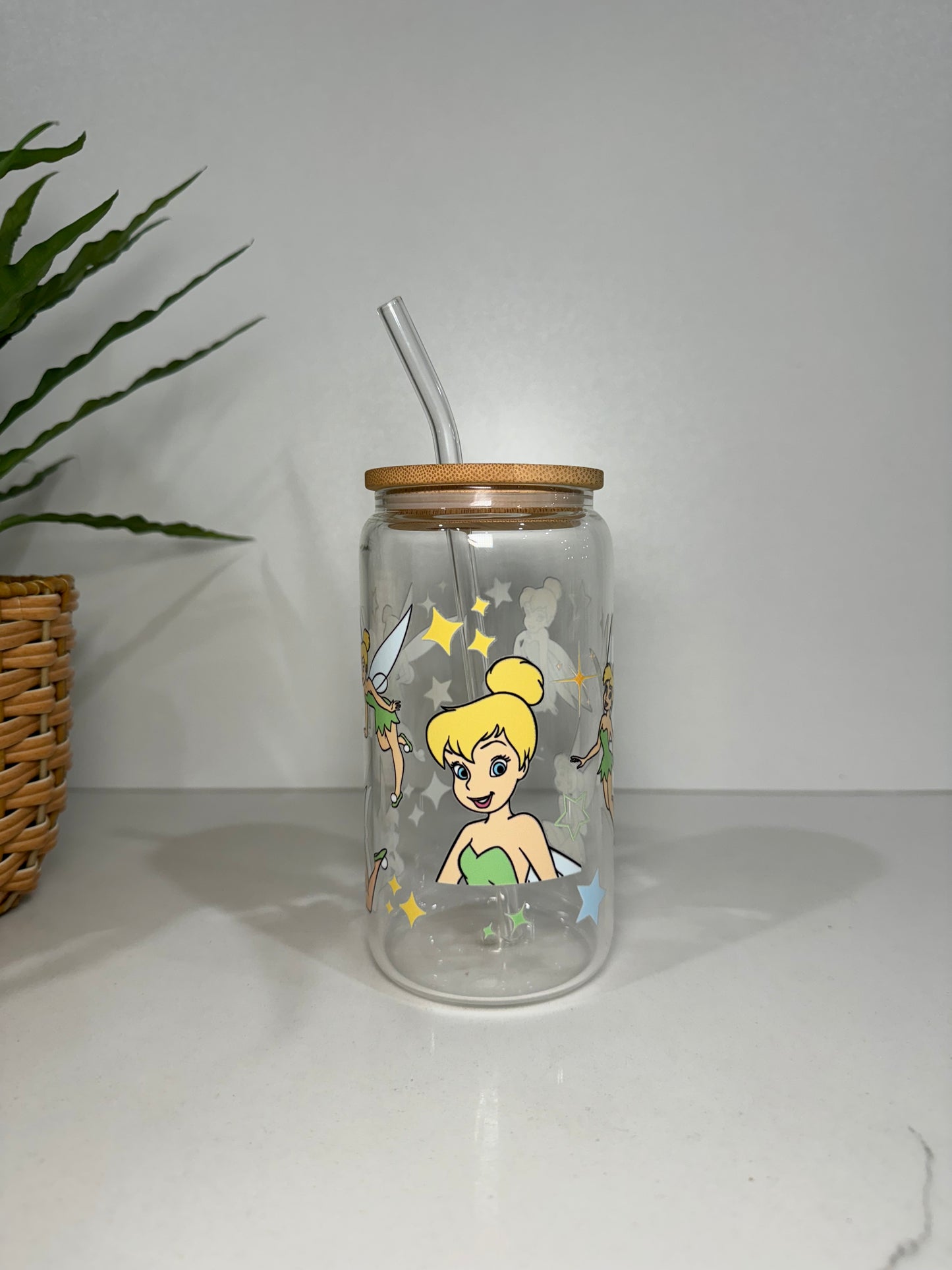 Tinkerbell Glass Tumbler