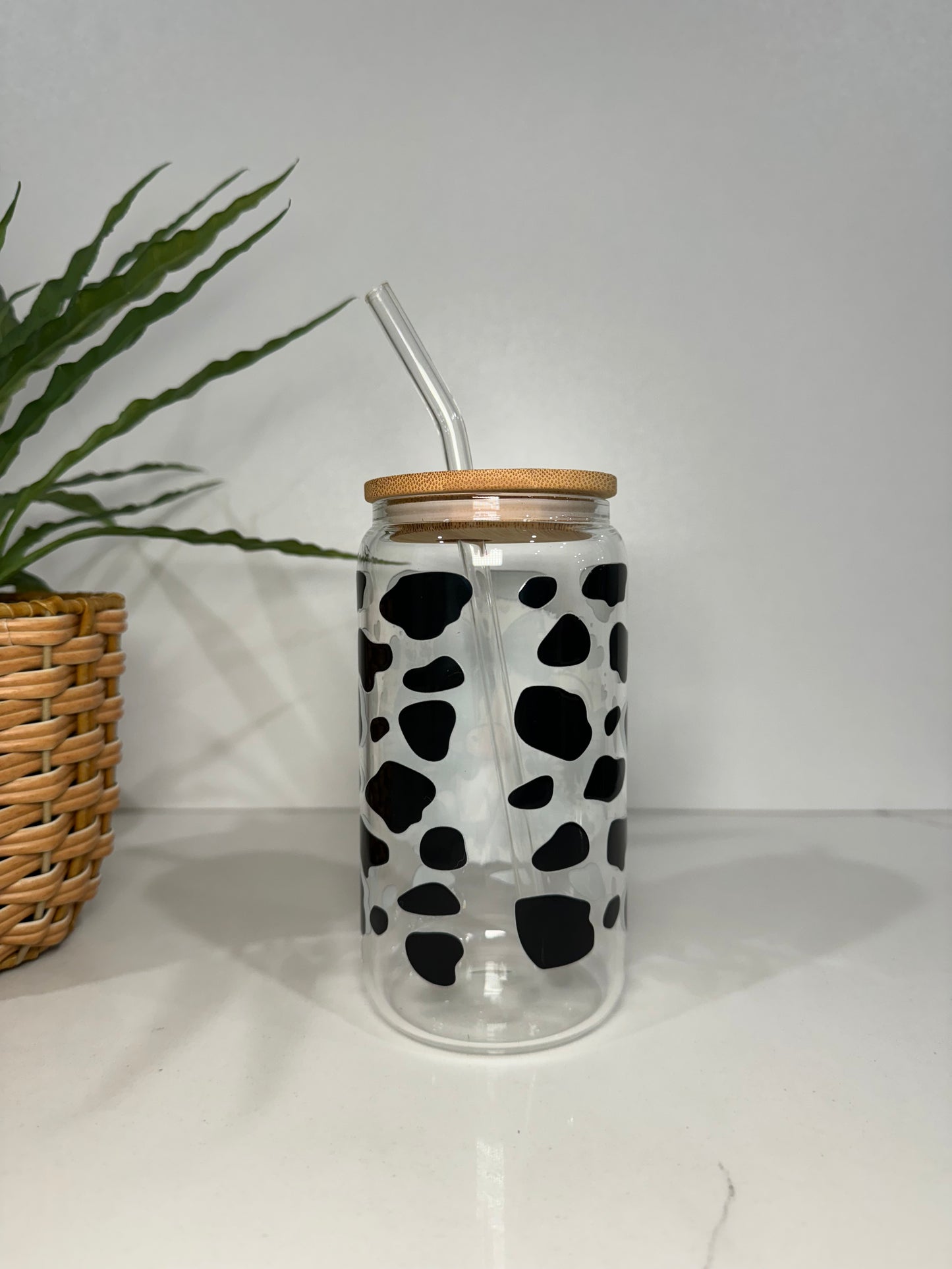 Cow #1 Glass Tumbler