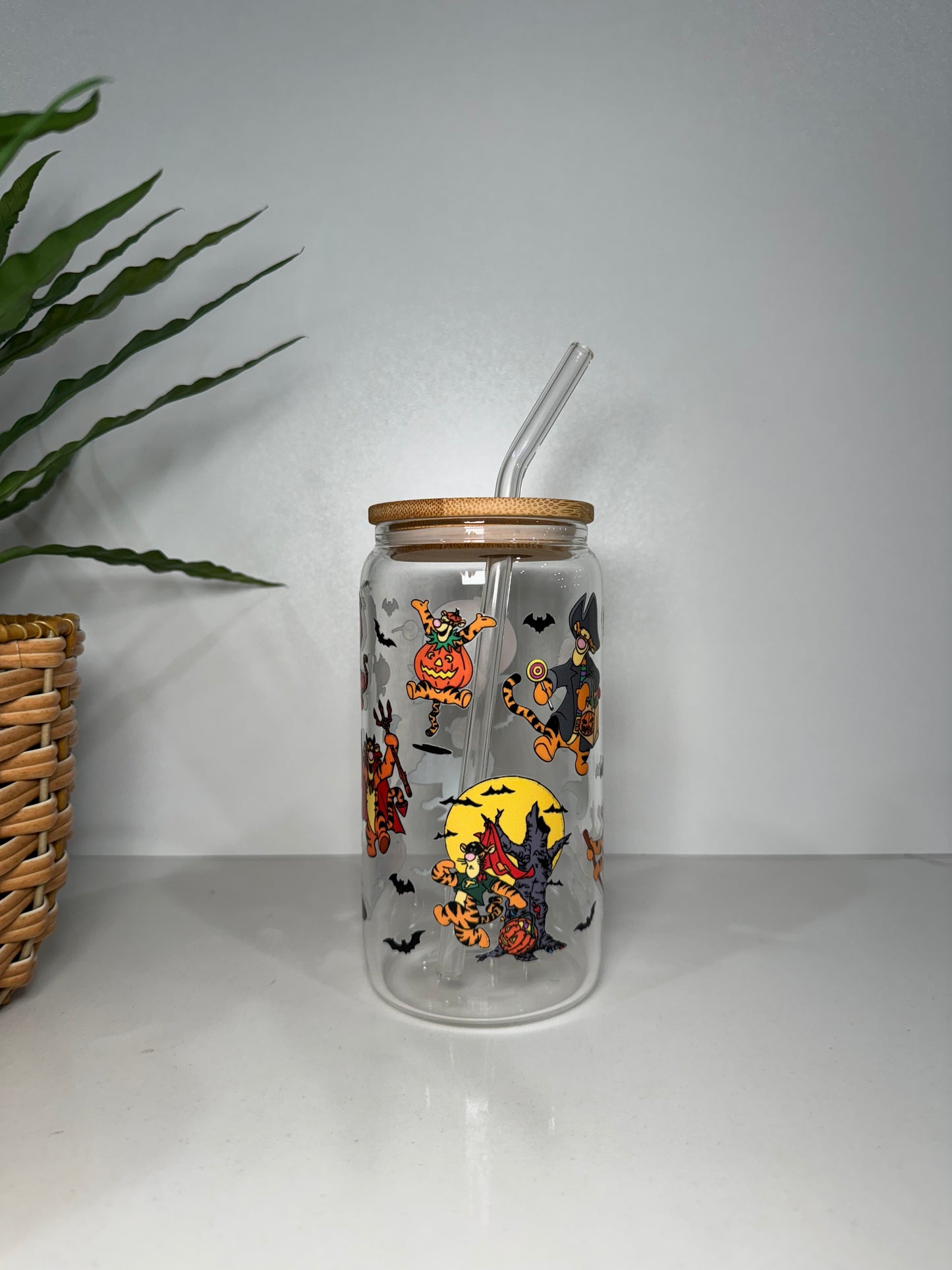 Tigger #2 Glass Tumbler