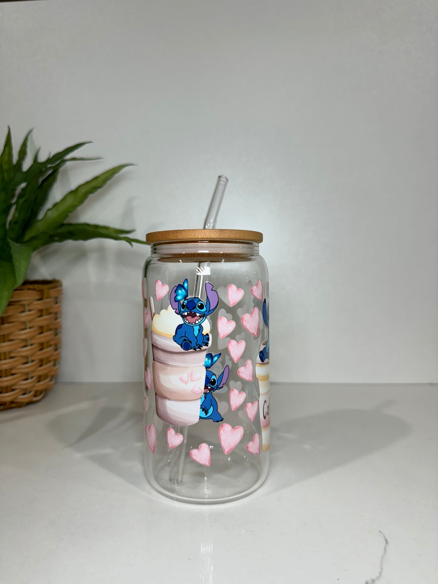Stitch #1 Glass Tumbler