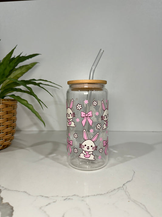Bunnies #1 Glass Tumbler