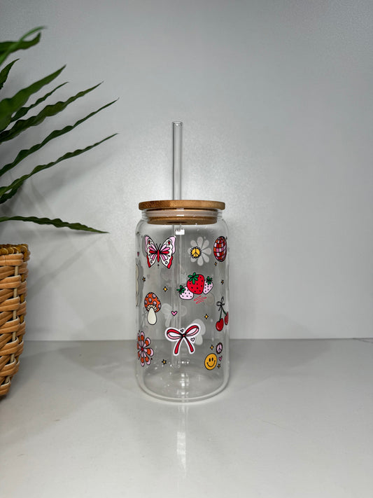 Cutesy Glass Tumbler
