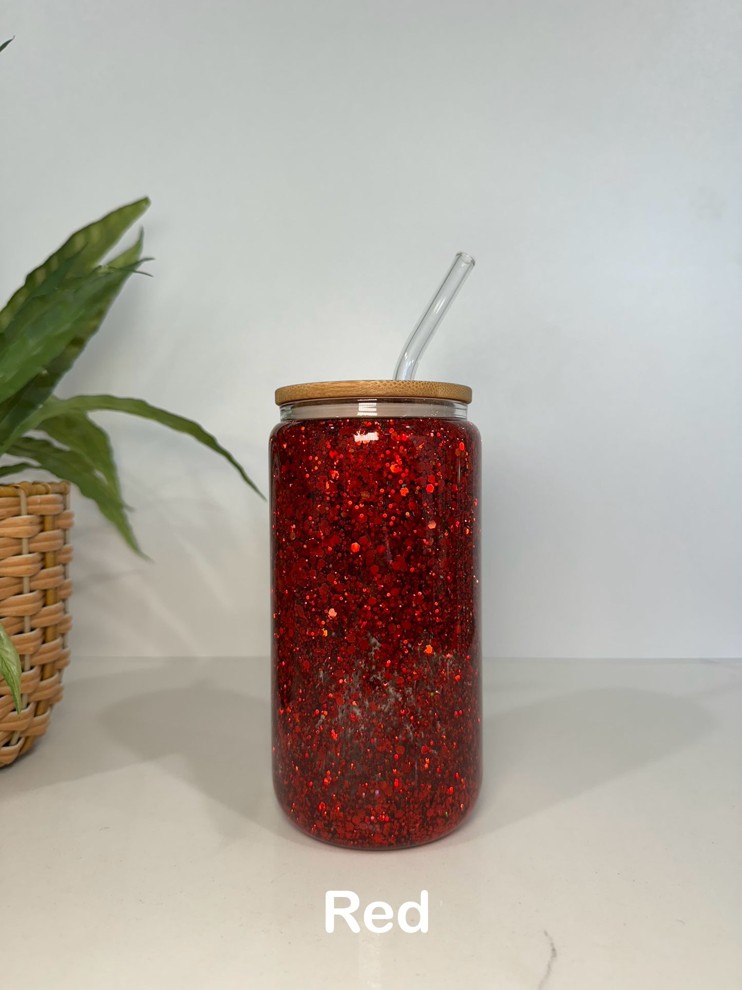 Glitter Simba and Nala Glass Tumblers