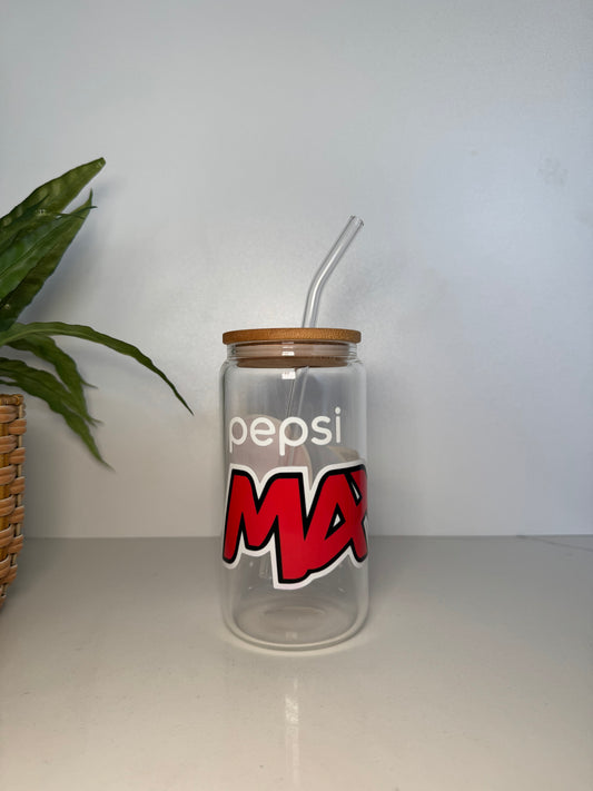Pepsi Max Glass Tumbler