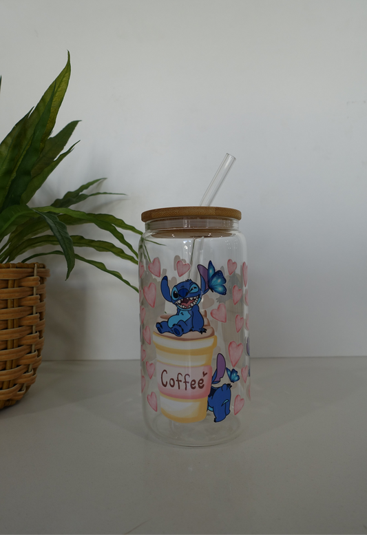 Lilo and Stitch Glass Tumbler