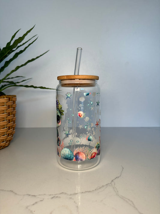 Turtle Glass Tumbler