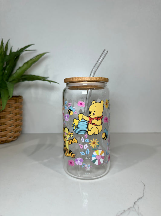 Winnie The Pooh Glass Tumbler