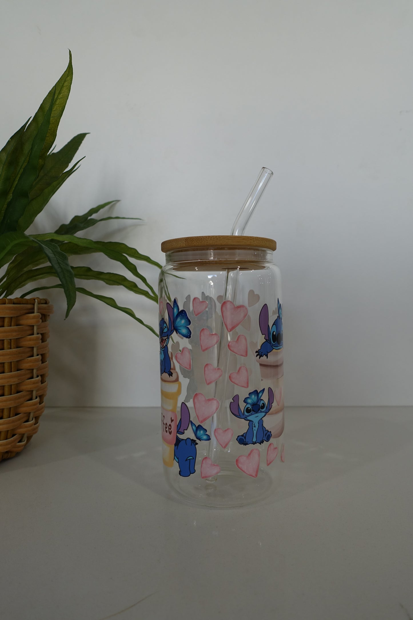 Lilo and Stitch Glass Tumbler