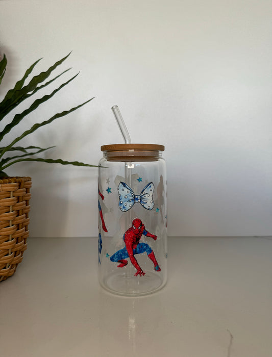 Spiderman #1 Glass Tumbler