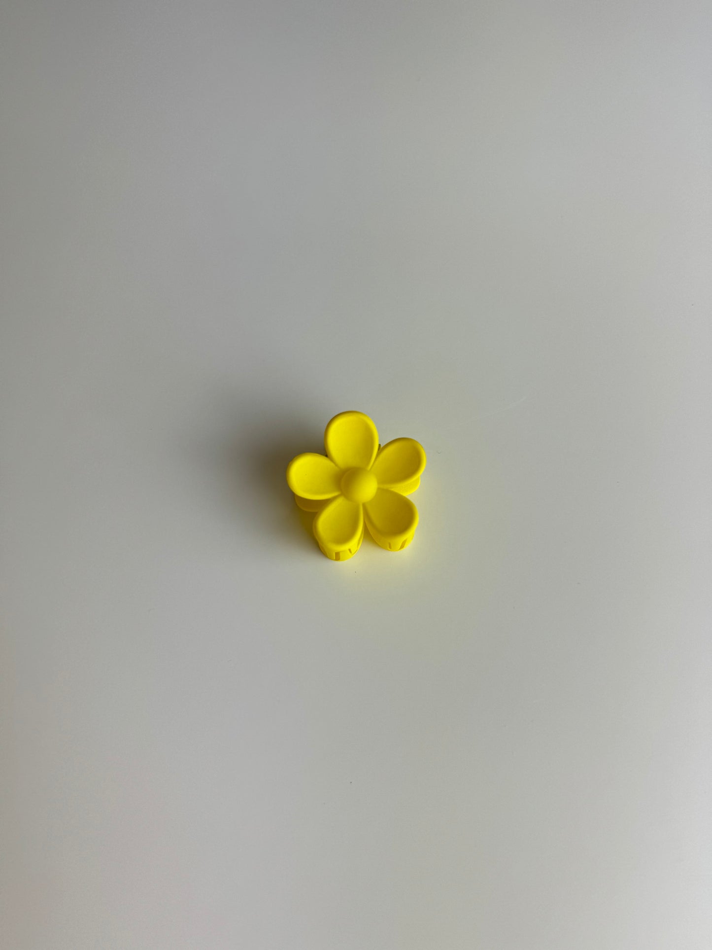 Mini Yellow Flower Hair Claw Clip