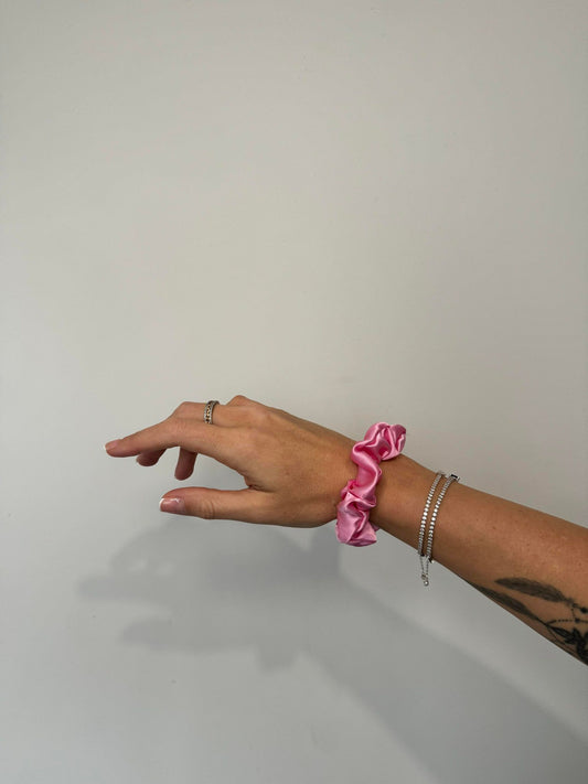 Pink Scrunchie- Mini