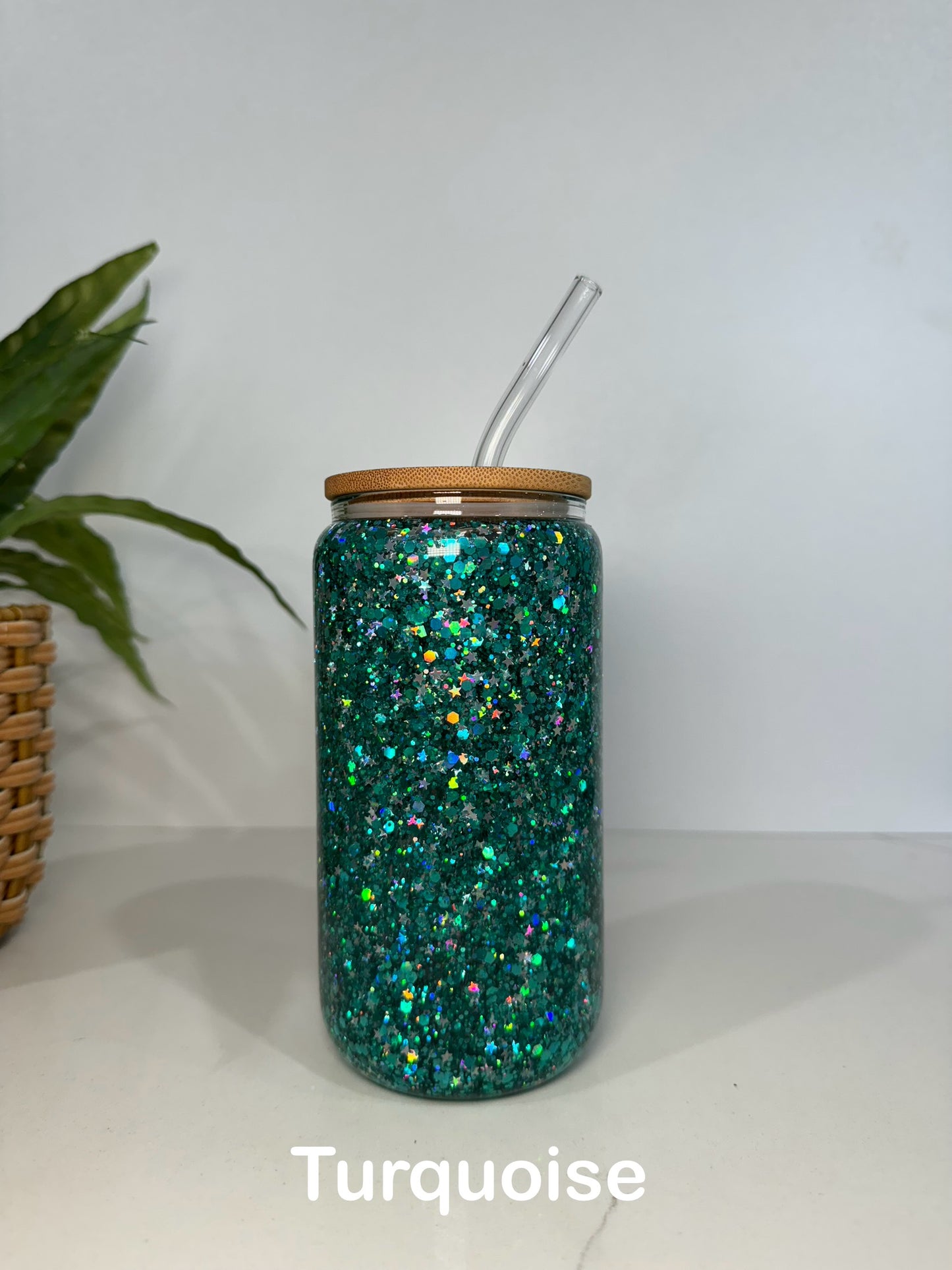 Glitter Simba and Nala Glass Tumblers