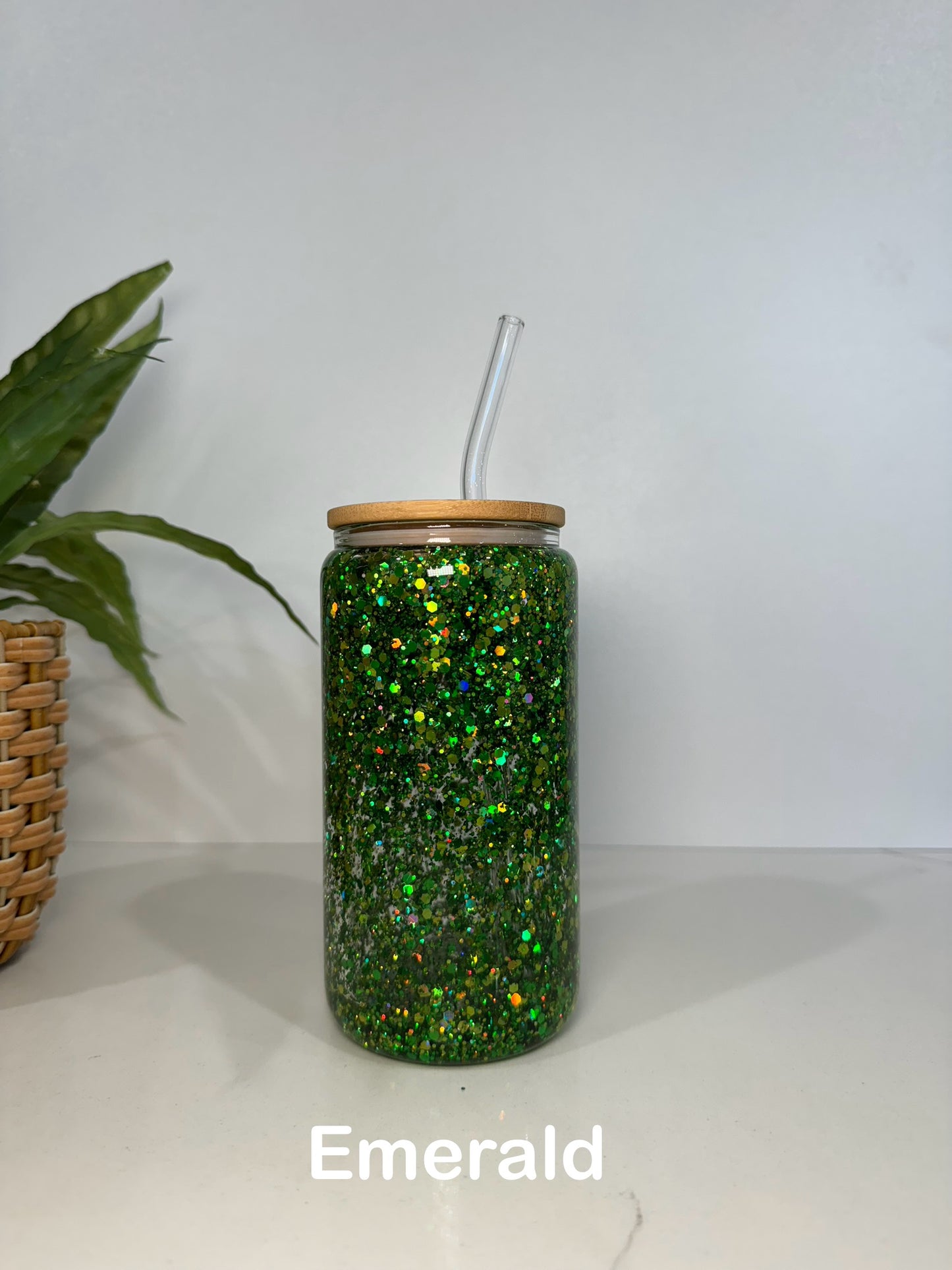 Glitter Simba and Nala Glass Tumblers