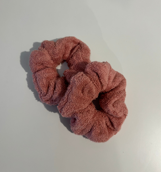 Blush Towel Scrunchies- PAIR - XL