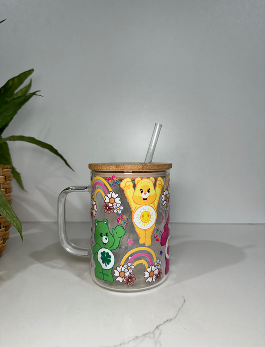 Care Bears Glass Tumbler with Handle