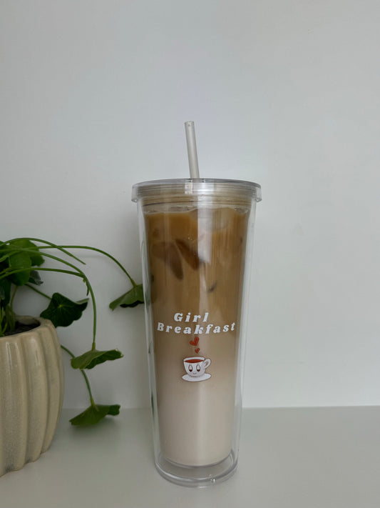 650ml “Girl Breakfast” Tumbler