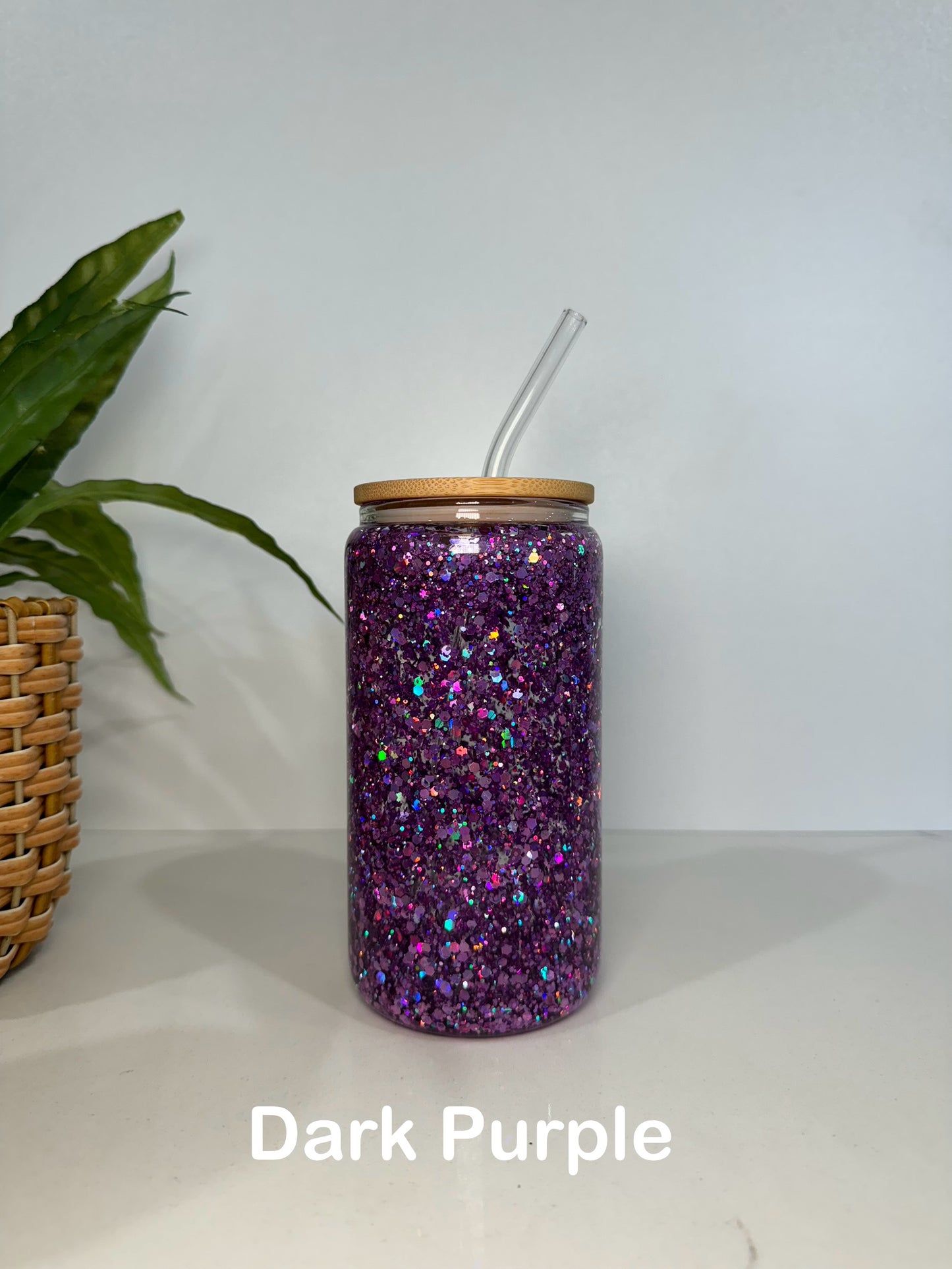 Glitter Simba and Nala Glass Tumblers