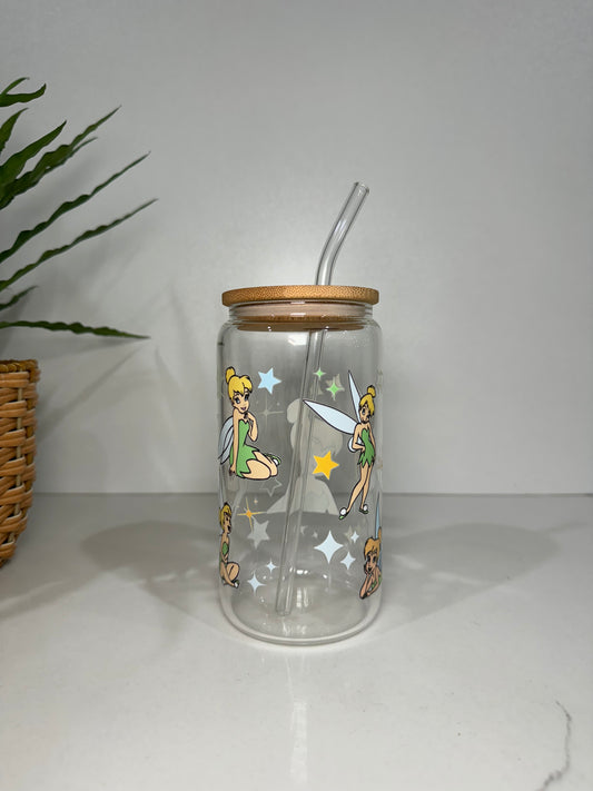 Tinkerbell Glass Tumbler