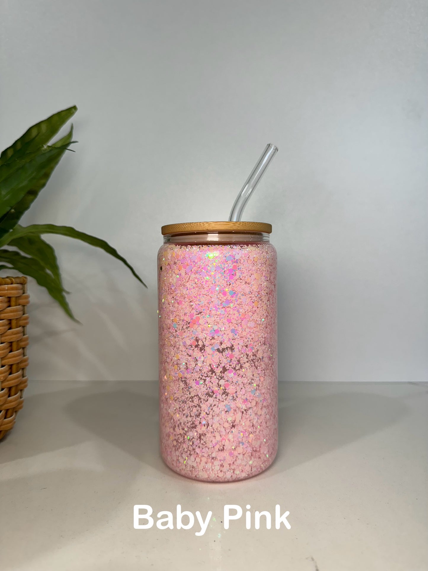 Glitter Simba and Nala Glass Tumblers