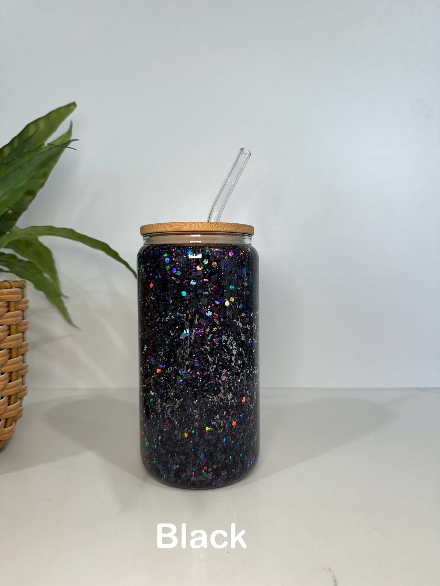 Glitter Simba and Nala Glass Tumblers