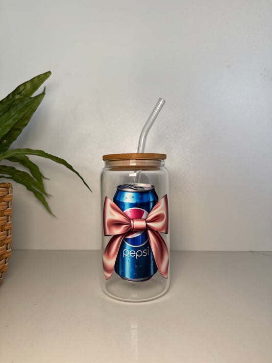 Pepsi #3 Glass Tumbler