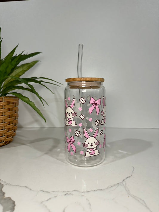 Bunnies #1 Glass Tumbler