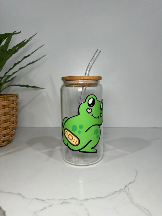 Frog #1 Glass Tumbler