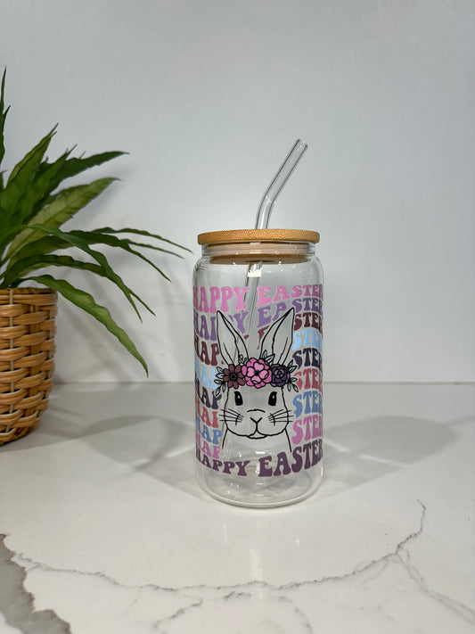 Happy Easter #1 Glass Tumbler
