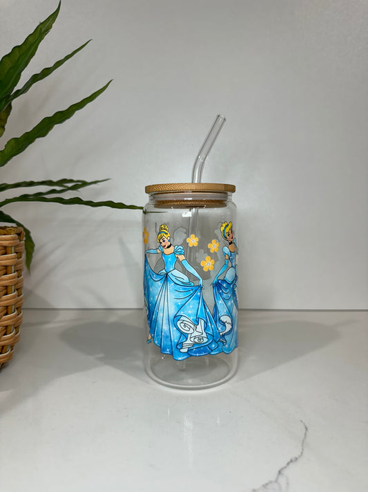 Cinderella Glass Tumbler