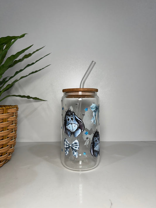 Eeyore #2 Glass Tumbler