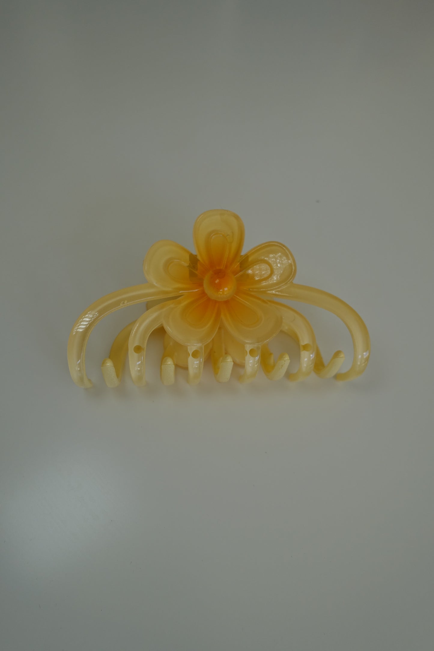 Yellow Flower Hair Claw Clip