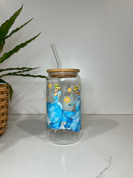 Cinderella Glass Tumbler