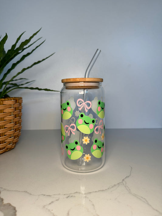 Frog #2 Glass Tumbler