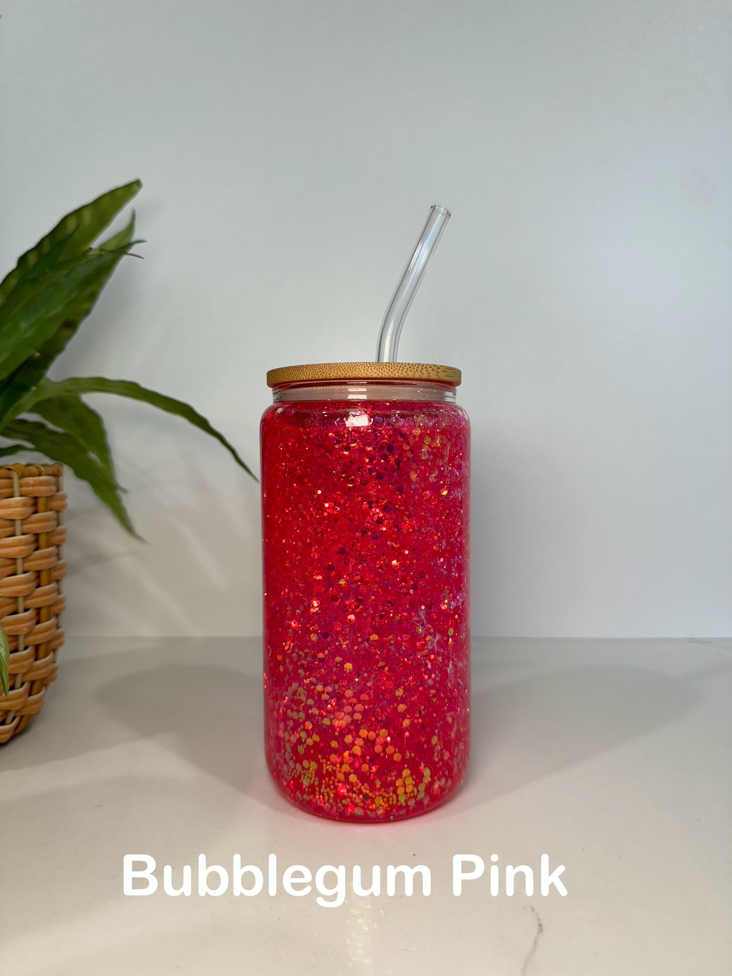 Glitter Simba and Nala Glass Tumblers