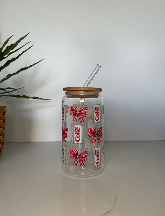 Diet Coke Glass Tumbler