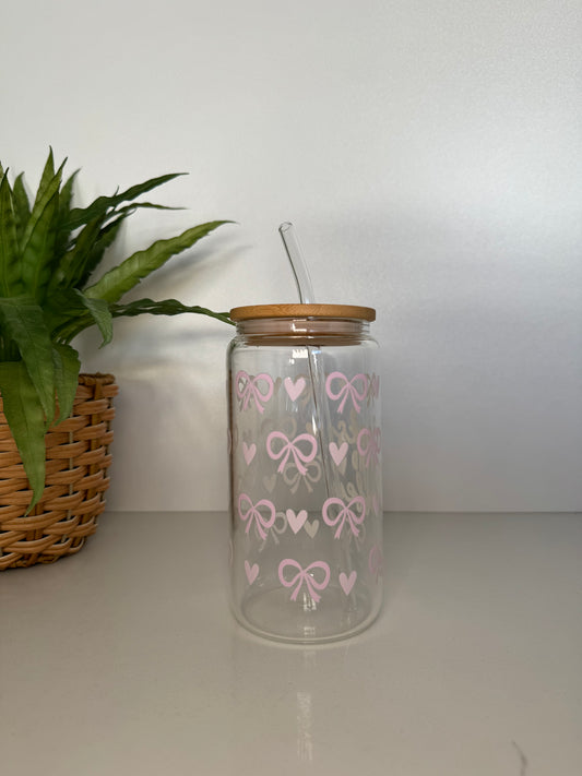 Books and Coffee Glass Tumbler