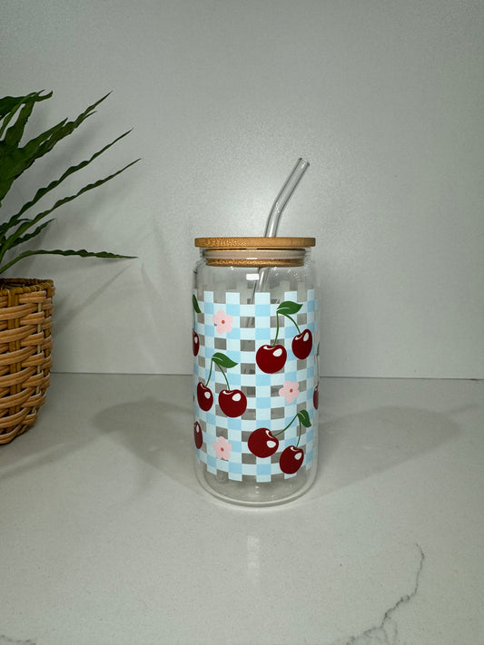 Cherry #2 Glass Tumbler