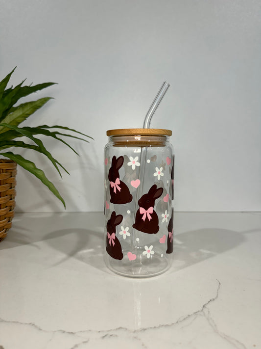 Bunnies #2 Glass Tumbler