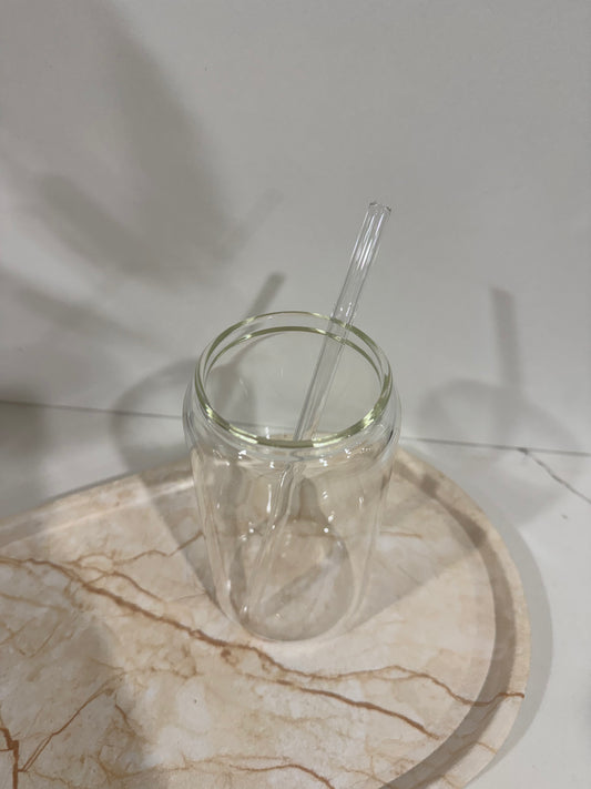 Plain Glass Straw