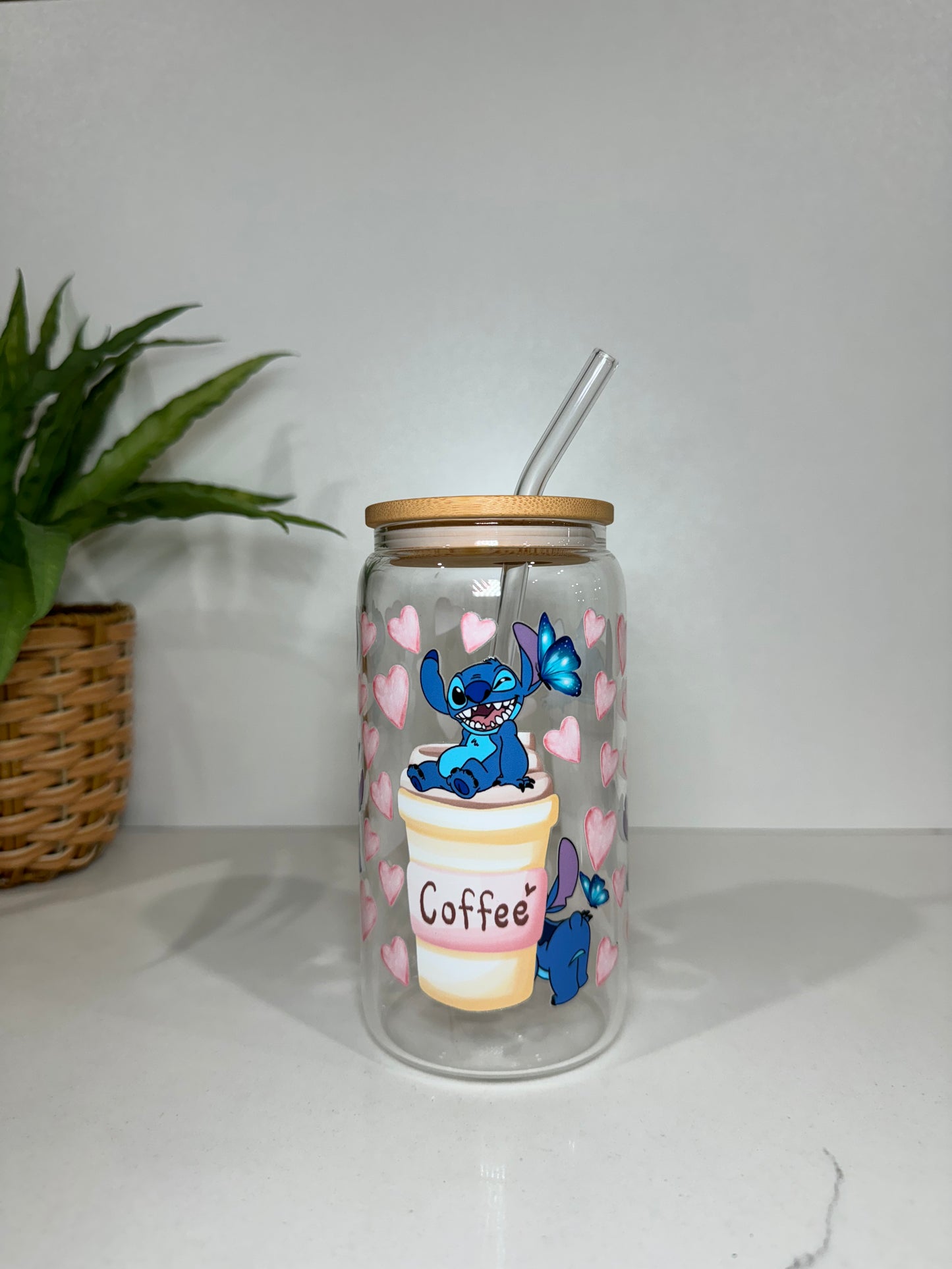 Stitch #1 Glass Tumbler