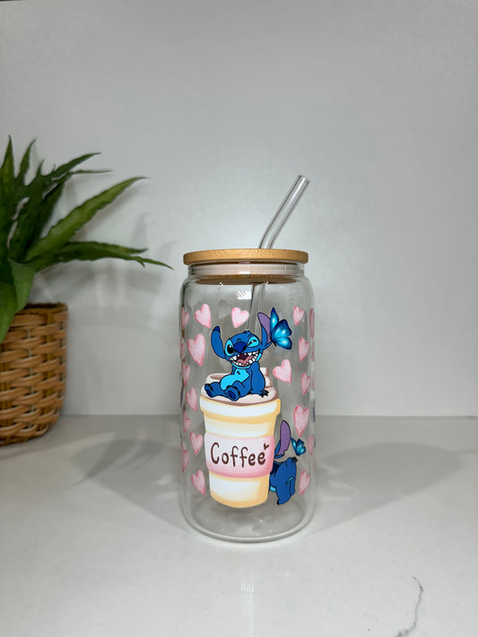 Stitch #1 Glass Tumbler